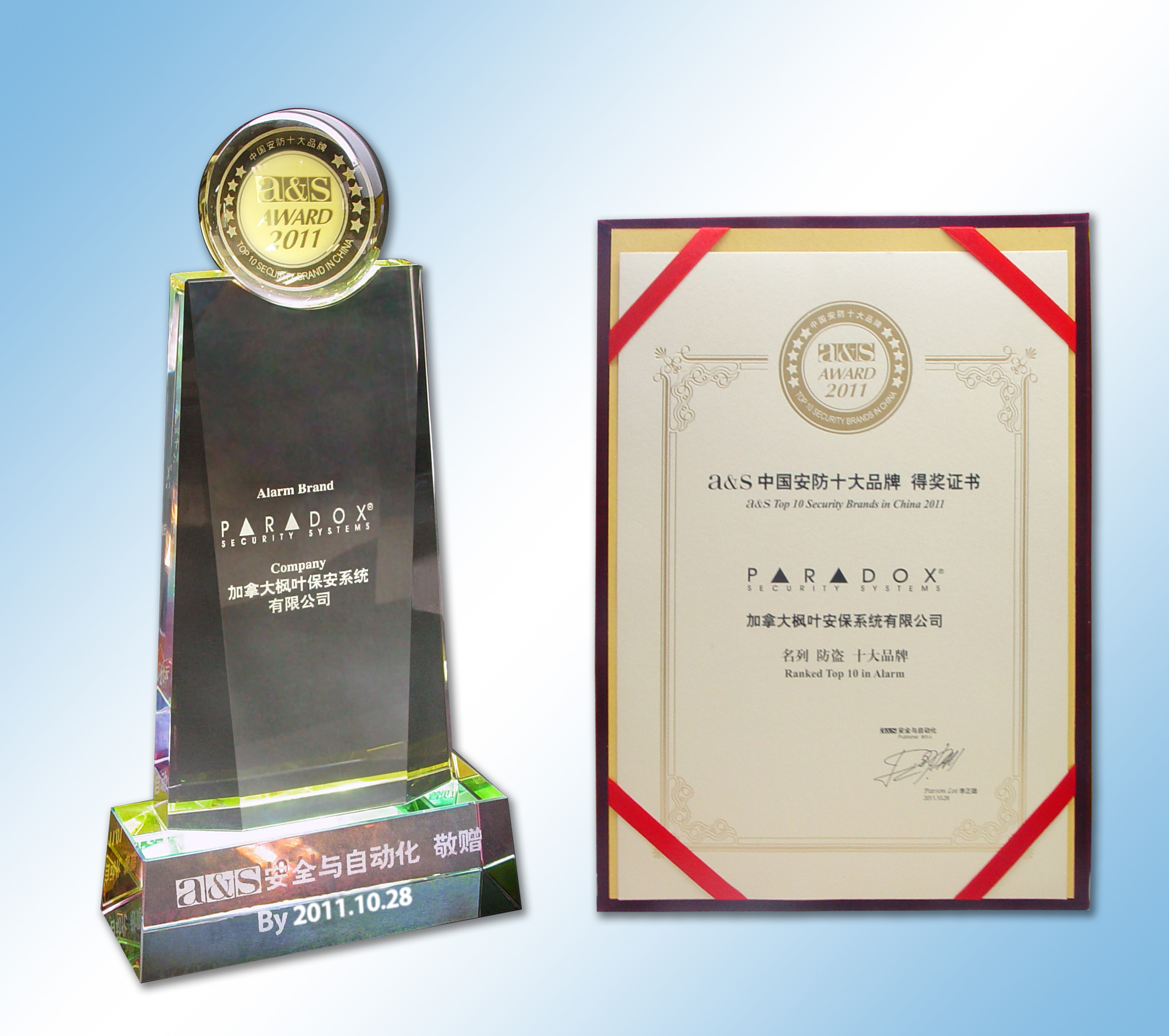 2011十大國(guó)際安防品牌